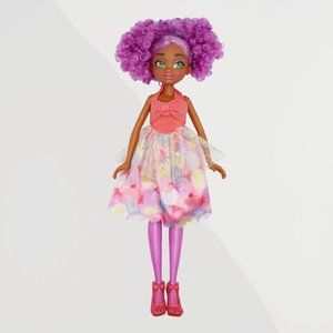 Hairmazing Princess Doll Purple Curly Hair 11" Doll ~ 2021‎ ~ 2211GP01